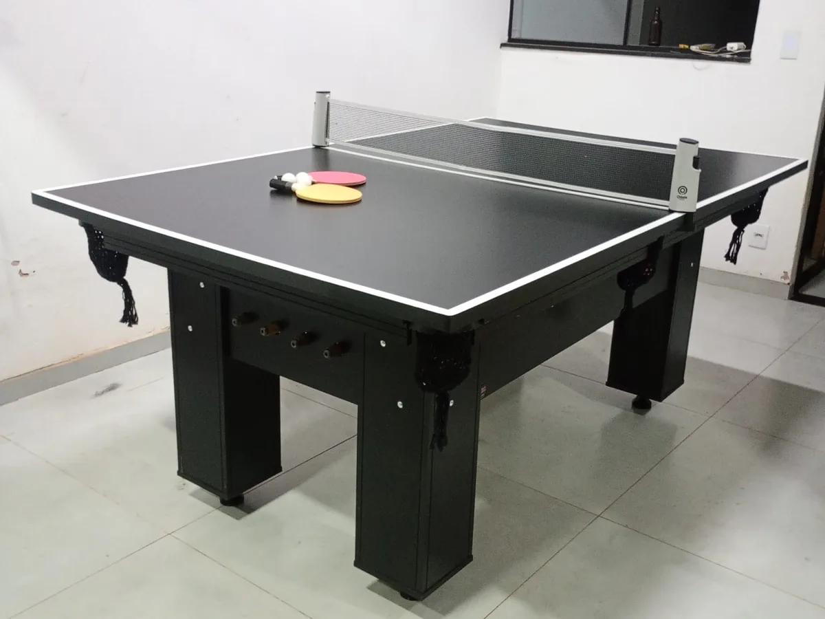 Mesa Bilhar + Ping Pong 2 em 1